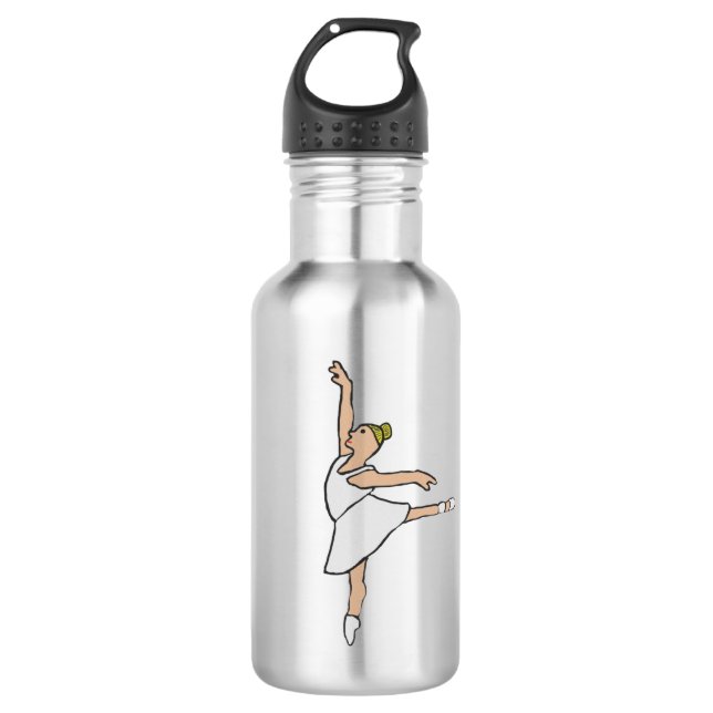 Botella De Agua Bailarina Ballet Ballerina (Anverso)
