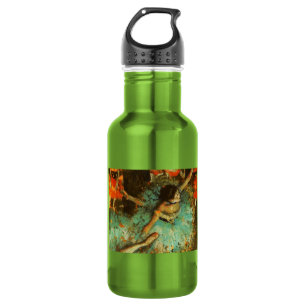 Botella De Agua Bailarina Danza Bailarina Verde Degas Pintura