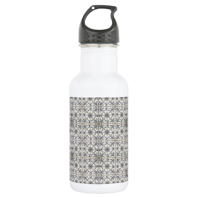 Botella De Agua Baldosas cerámicas holandesas 2 (Anverso)