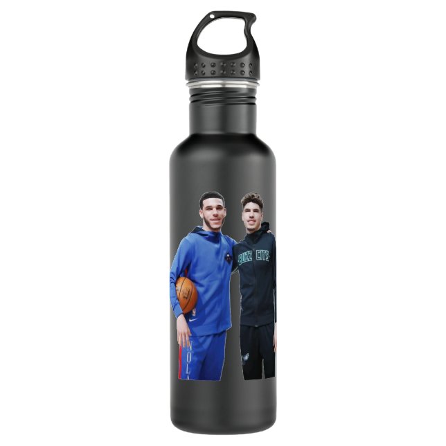 Botella De Agua Ball x Ball - Lonzo Ball y Lamelo Ball Brother (Anverso)