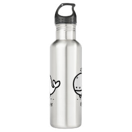 Botella De Agua Ballena bebé adorable - Kawaii Sea Creature Line A