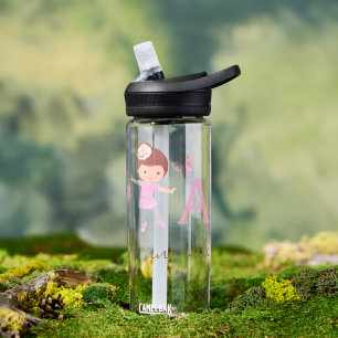 Botella De Agua Ballerina Butterfly Friends Tutu Ballet Chica