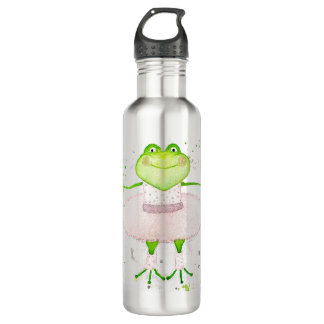 Botella De Agua Ballerina Frog