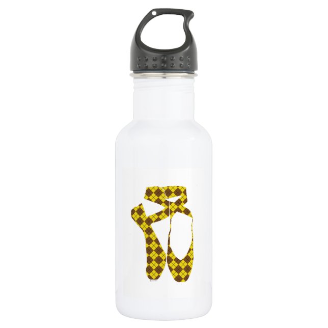 Botella De Agua Ballet de Pointe Argyle (Anverso)