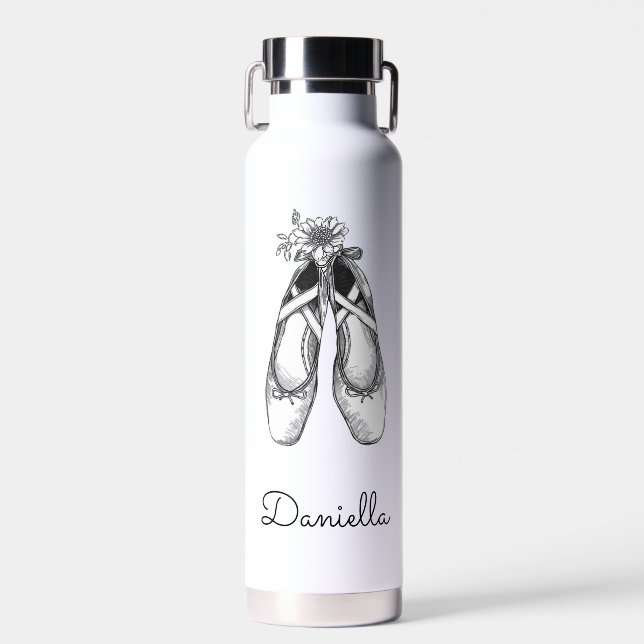 Botella De Agua Ballet Shoes Hand Drake (Delantero)