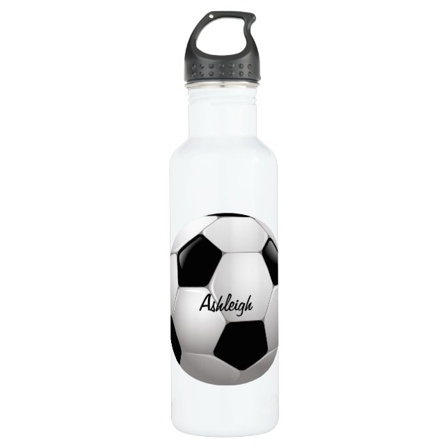 Botella De Agua Balón de fútbol adaptable del fútbol (Anverso)