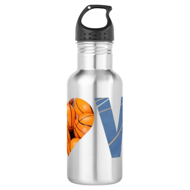Botella De Agua baloncesto de amor (Anverso)