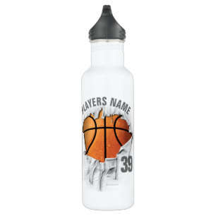 Botella De Agua Baloncesto desgarrado