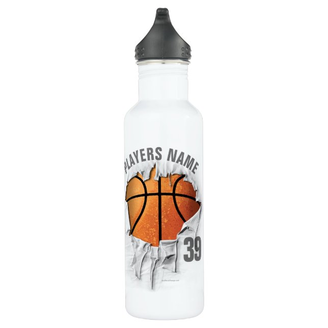 Botella De Agua Baloncesto desgarrado (Derecha)