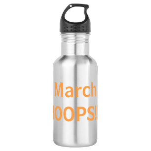 Botella De Agua Baloncesto divertido de HOOPS de marzo