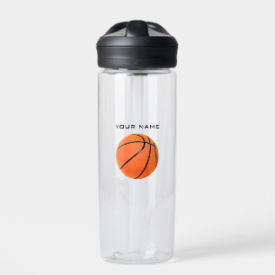 Botella De Agua Baloncesto Su Nombre