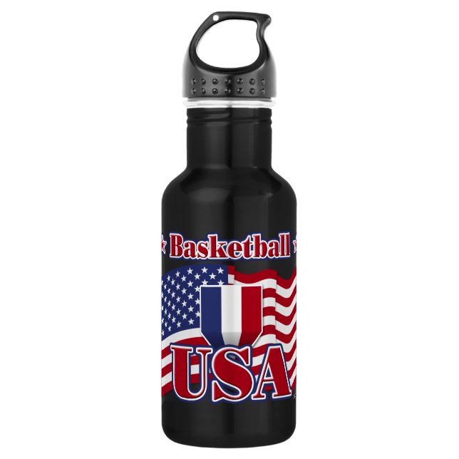 Botella De Agua Baloncesto USA (Anverso)