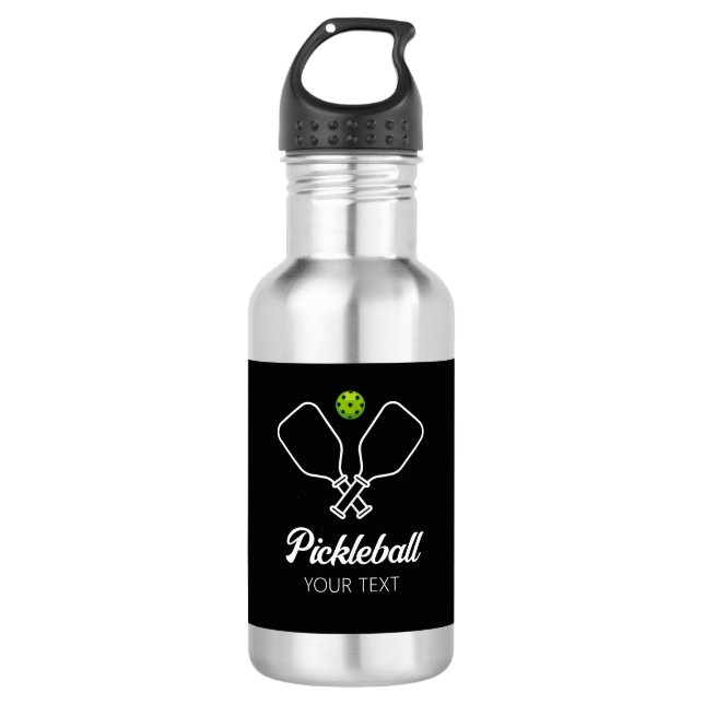 Botella De Agua Balonmano con remo y bolas personalizadas (Anverso)