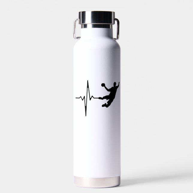 Botella De Agua Balonmano - Famoso jugador de balonmano (Delantero)