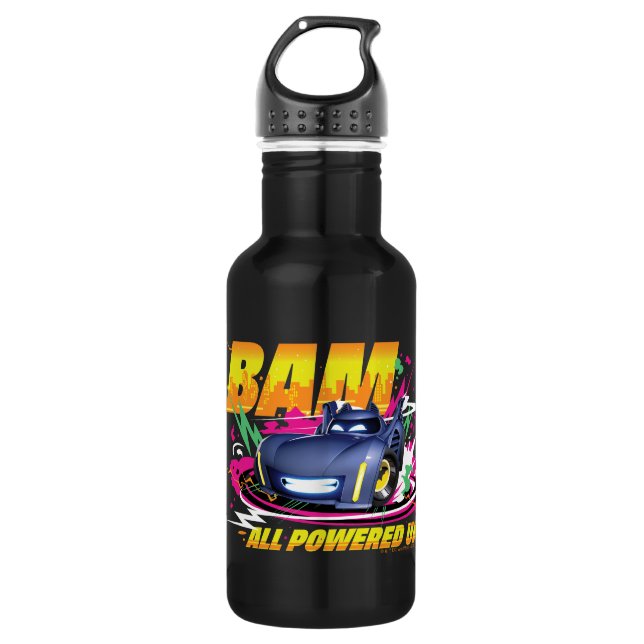 Botella De Agua Bam BatUCES™ - Todo encendido (Anverso)