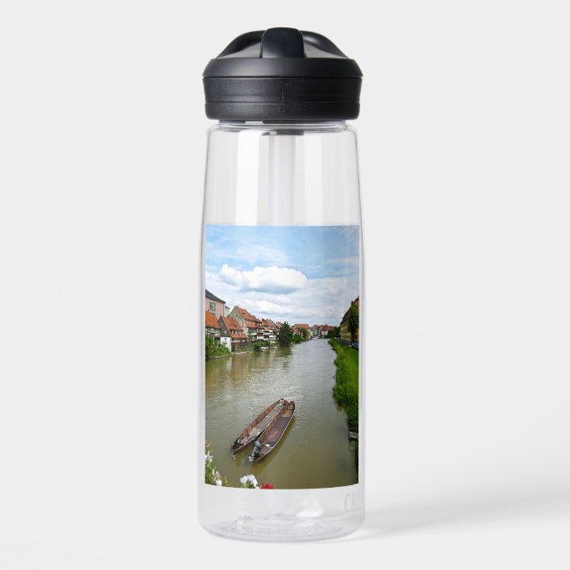Botella De Agua Bamberg Baviera Río Regnitz Efecto de Pintura Arte (Delante)
