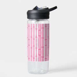 Botella De Agua Bambooey Bamboo Stripe in Pink