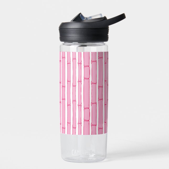 Botella De Agua Bambooey Bamboo Stripe in Pink (Izquierdo)