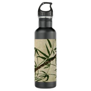 Botella De Agua Bambú oriental vintage 1