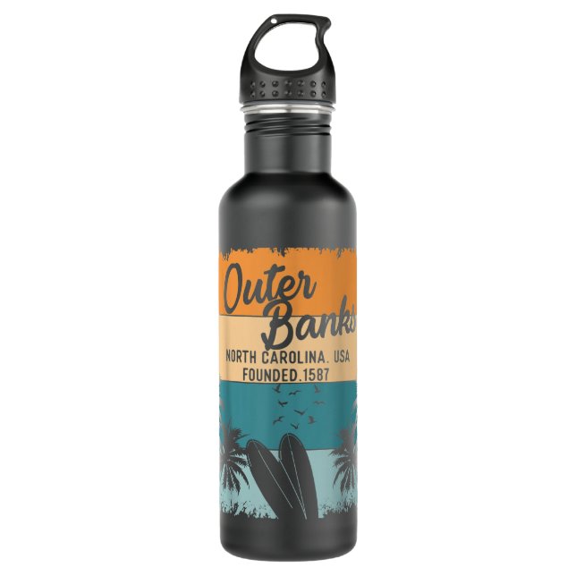 Botella De Agua Bancos Exteriores Camisetas Hombres Mujeres Niños  (Anverso)