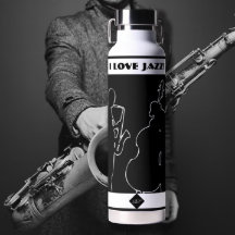 Banda de jazz Water Bottle