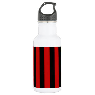 Botella De Agua Banda negra y roja