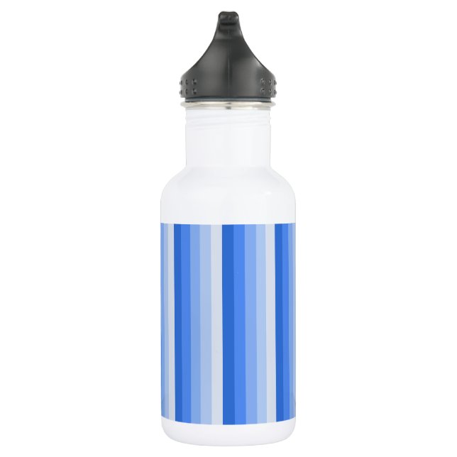 Botella De Agua Bandas de sombra azules (Derecha)
