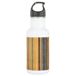Botella De Agua Bandas doradas y amarillas