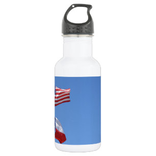 Botella De Agua Bandera Americana Banderas Texas Estrellas Rayas
