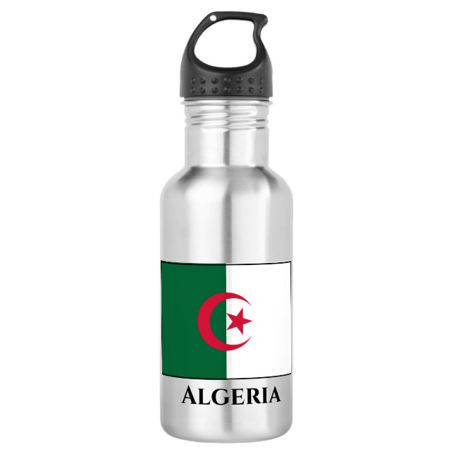 Botella De Agua Bandera argelina (Anverso)