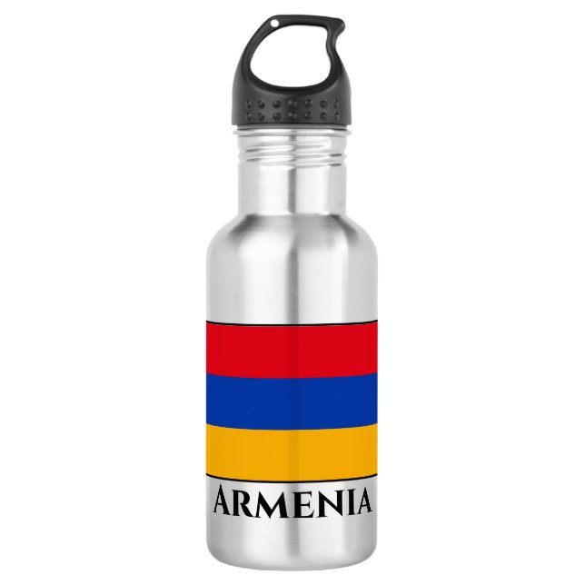 Botella De Agua Bandera armenia (Anverso)