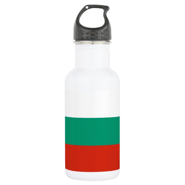 Botella De Agua Bandera búlgara patriótica (Anverso)