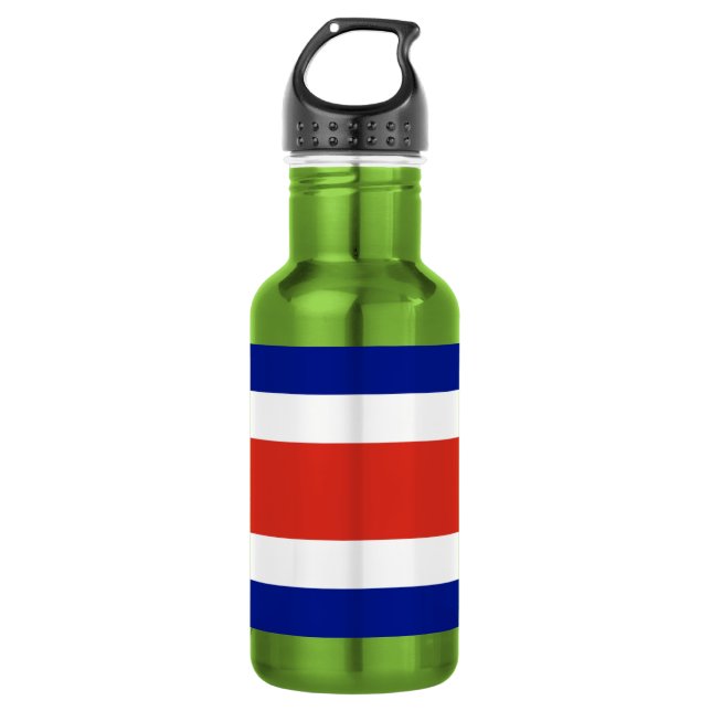Botella De Agua Bandera Civil de Costa Rica (Anverso)