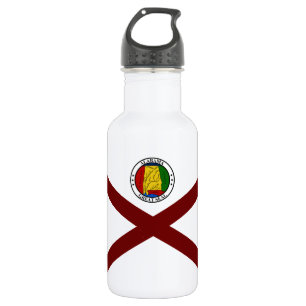 Botella De Agua Bandera de Alabama