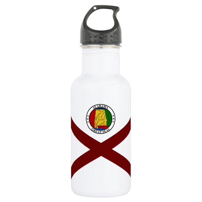 Botella De Agua Bandera de Alabama (Anverso)