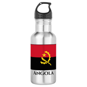 Botella De Agua Bandera de Angola