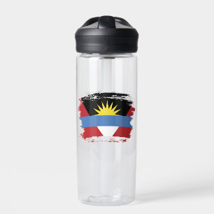 Botella De Agua bandera de Antigua y Barbuda