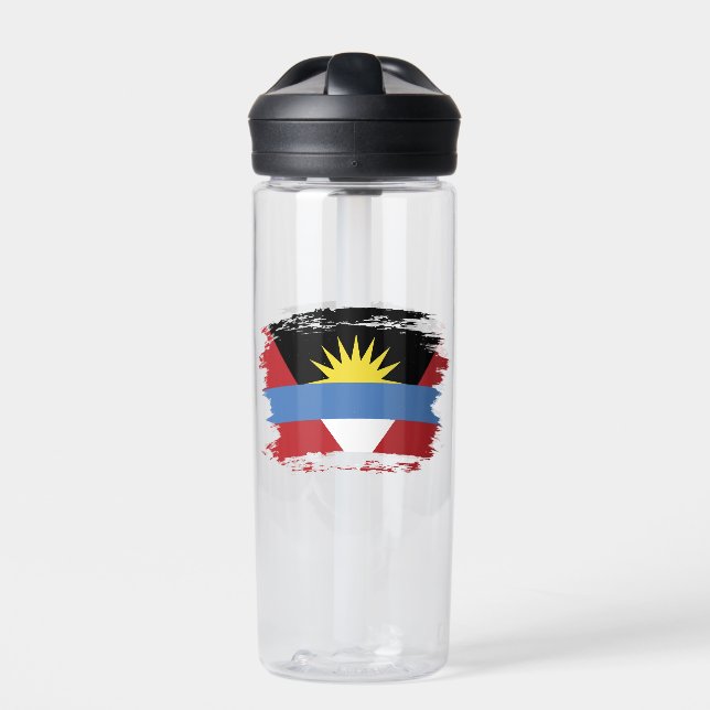 Botella De Agua bandera de Antigua y Barbuda (Delante)