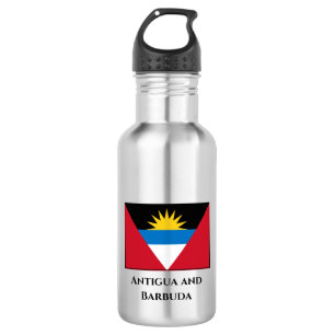 Botella De Agua Bandera de Antigua y Barbuda