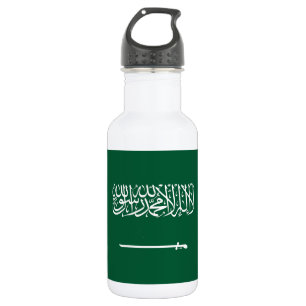 Botella De Agua Bandera de Arabia Saudita
