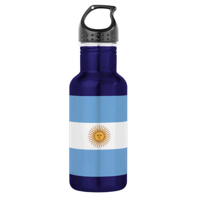 Botella De Agua Bandera de Argentina (Anverso)