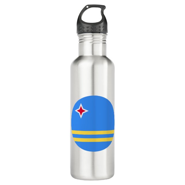 Botella De Agua Bandera de Aruba (Anverso)