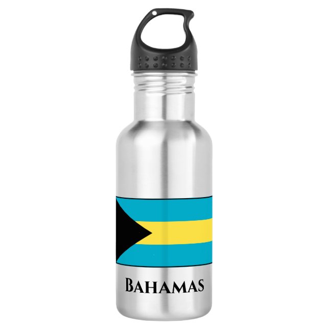 Botella De Agua Bandera de Bahamas (Anverso)