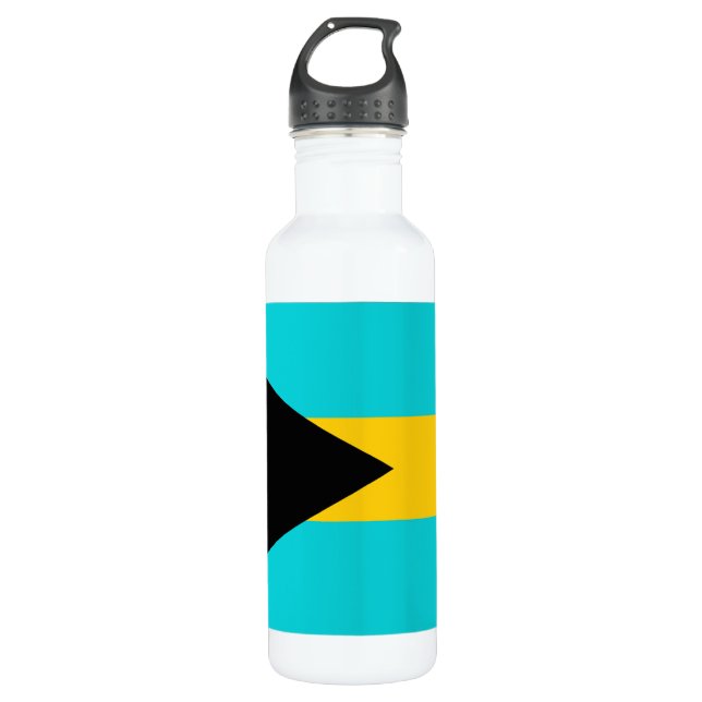 Botella De Agua Bandera de Bahamas (Anverso)