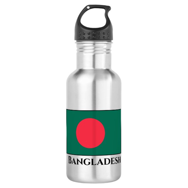 Botella De Agua Bandera de Bangladesh (Anverso)