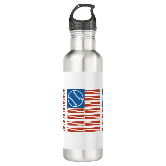 Botella De Agua Bandera de béisbol (Anverso)