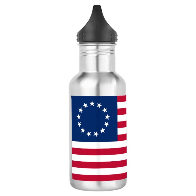 Botella De Agua Bandera de Betsy Ross en Estados Unidos (Izquierda)