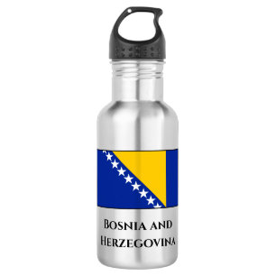 Botella De Agua Bandera de Bosnia y Herzegovina