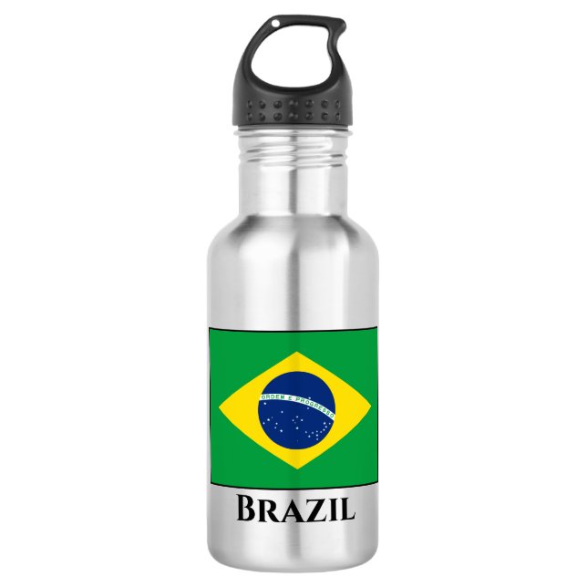 Botella De Agua Bandera de Brasil (Brasil) (Anverso)