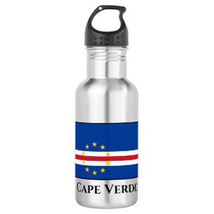 Botella De Agua Bandera de Cabo Verde